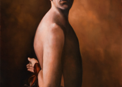 "Captive" Oil on linen, 104cmx64cm