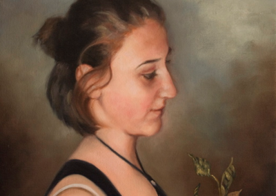 "Domitilla"  Oil on linen, 40cm x 60cm